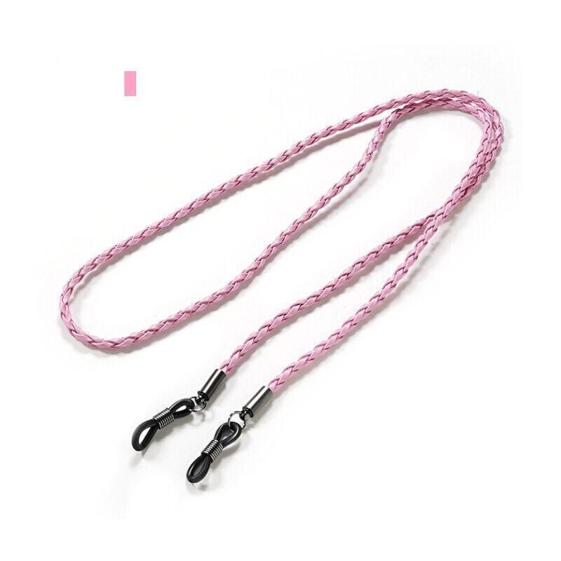 PU Sunglasses Reading Glasses Spectacles Eyeglass Holder Strap Chain - Black V528-GLASSESROPE-BLACK-30450