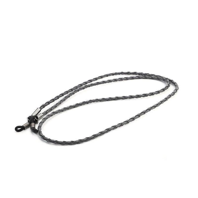 PU Sunglasses Reading Glasses Spectacles Eyeglass Holder Strap Chain - Black V528-GLASSESROPE-BLACK-30450
