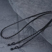 PU Sunglasses Reading Glasses Spectacles Eyeglass Holder Strap Chain - Black V528-GLASSESROPE-BLACK-30450