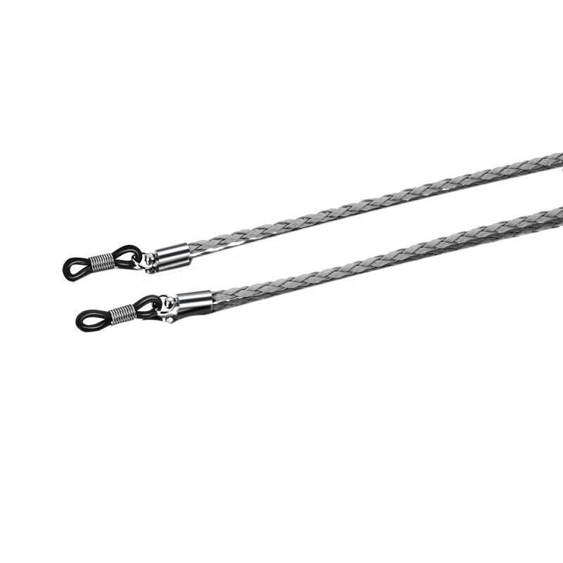 PU Sunglasses Reading Glasses Spectacles Eyeglass Holder Strap Chain - Grey V528-GLASSESROPE-GREY-55398