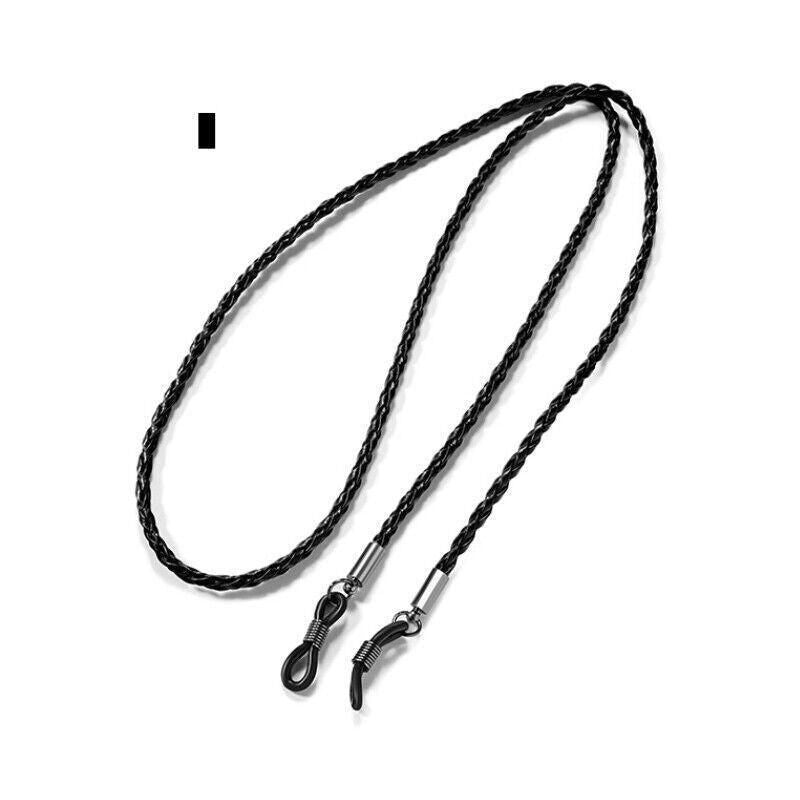 PU Sunglasses Reading Glasses Spectacles Eyeglass Holder Strap Chain - Grey V528-GLASSESROPE-GREY-55398