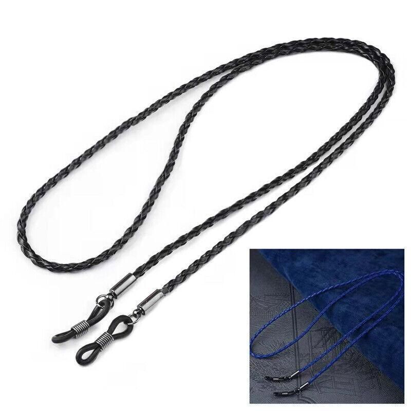 PU Sunglasses Reading Glasses Spectacles Eyeglass Holder Strap Chain - Pink V528-GLASSESROPE-PINK-24336