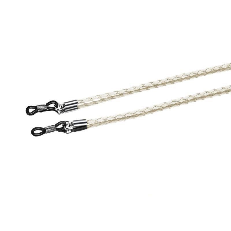 PU Sunglasses Reading Glasses Spectacles Eyeglass Holder Strap Chain - Beige V528-GLASSESROPE-WHITE-45398