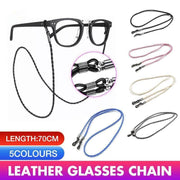 PU Sunglasses Reading Glasses Spectacles Eyeglass Holder Strap Chain - Beige V528-GLASSESROPE-WHITE-45398