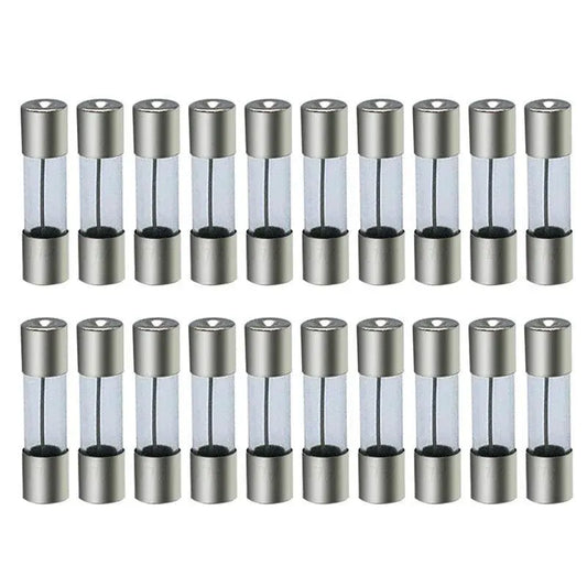 20Pcs M205 Glass Fuse 5Mm X 20Mm Slow Blow 250V / Select From 0.5A To 10A Amp - 20PCS F3.15A V528-GLASSFUSE-3-15A-20PCS-135970