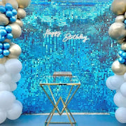 Rectangle Tinsel Curtain Shimmer Wall Backdrop 2M Length Party Decoration Sequin - Rose Red V528-GLITTERBACKGROUND-ROSERED-401957