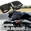 Motorcycle Handlebar Gloves Winter Windproof Riding Hand Covers Outdoor Warmer V528-GLOVES-BLACK-158305