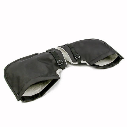 Motorcycle Handlebar Gloves Winter Windproof Riding Hand Covers Outdoor Warmer V528-GLOVES-BLACK-158305