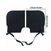 Motorcycle Handlebar Gloves Winter Windproof Riding Hand Covers Outdoor Warmer V528-GLOVES-BLACK-158305
