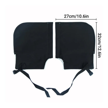 Motorcycle Handlebar Gloves Winter Windproof Riding Hand Covers Outdoor Warmer V528-GLOVES-BLACK-158305
