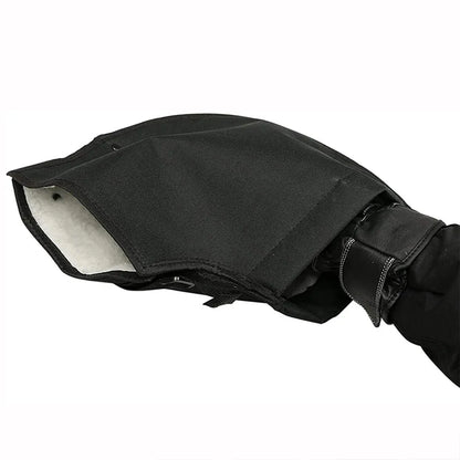 Motorcycle Handlebar Gloves Winter Windproof Riding Hand Covers Outdoor Warmer V528-GLOVES-BLACK-158305