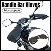 Motorcycle Handlebar Gloves Winter Windproof Riding Hand Covers Outdoor Warmer V528-GLOVES-BLACK-158305