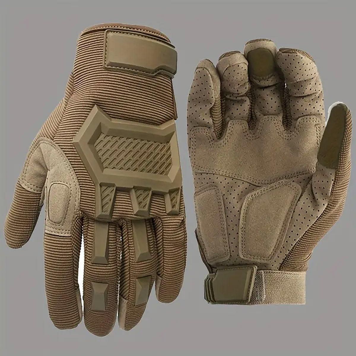Tactical Full Finger Motorcycle Training Touchscreen Outdoor Sports Gloves - Black-XL V528-GLOVES-BLACK-XL-347794