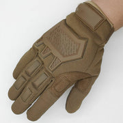Tactical Full Finger Motorcycle Training Touchscreen Outdoor Sports Gloves - Black-XL V528-GLOVES-BLACK-XL-347794