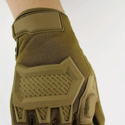 Tactical Full Finger Motorcycle Training Touchscreen Outdoor Sports Gloves - Black-XL V528-GLOVES-BLACK-XL-347794