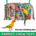 Parrot Gnawing Toys Woven Grass Nets Colourful Chewing Bird Cage Play V528-GNAWING-TOY-297684