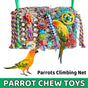 Parrot Gnawing Toys Woven Grass Nets Colourful Chewing Bird Cage Play V528-GNAWING-TOY-297684