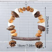 Parrot Chew Toy For Training Climbing Grinding Teeth Relief Durable Bird Toy - Pineapple Fruit V528-GNAWING-TOY-BLG-L-470784