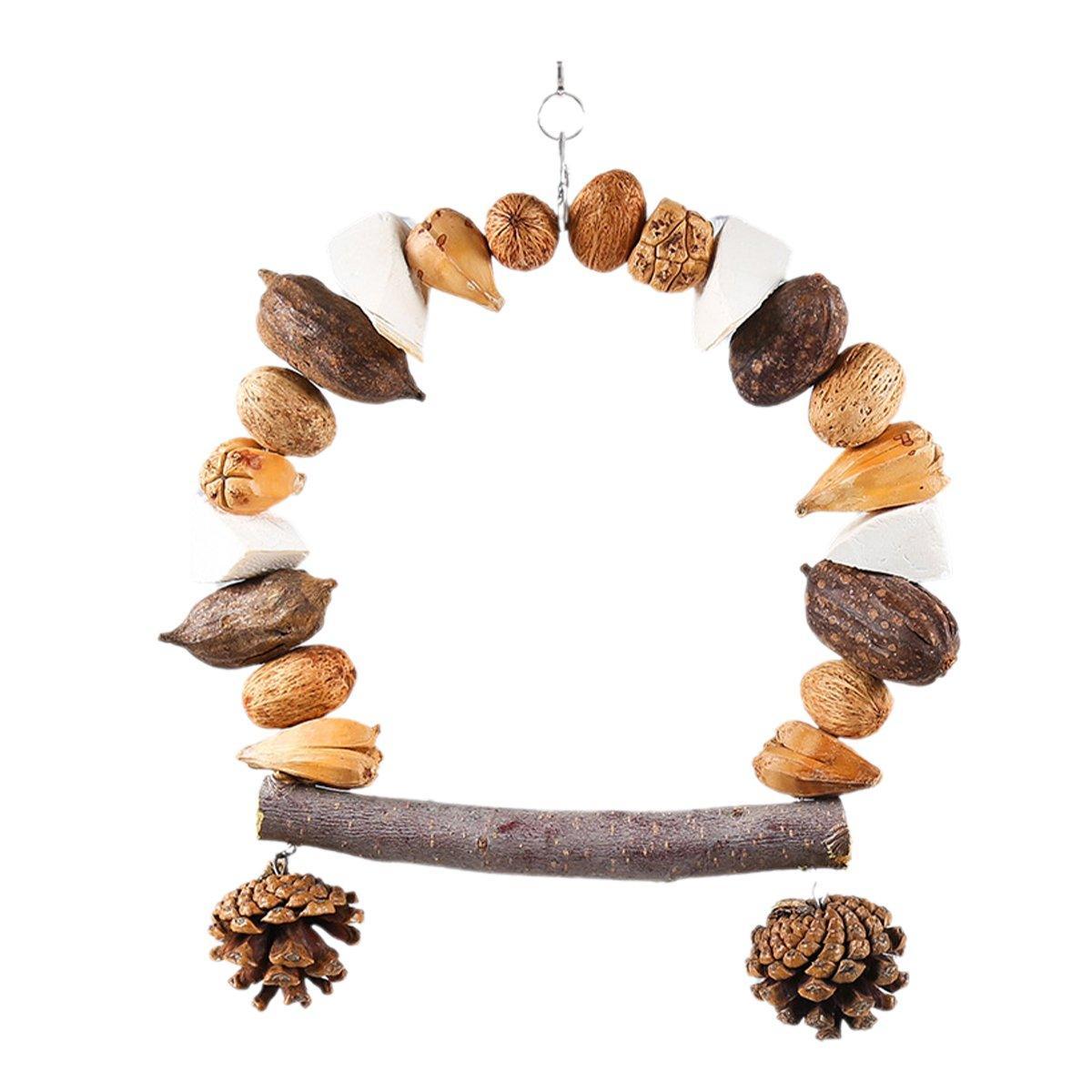 Parrot Chew Toy For Training Climbing Grinding Teeth Relief Durable Bird Toy - Pineapple Fruit V528-GNAWING-TOY-BLG-L-470784