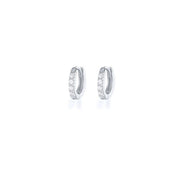 7sizes Hoop Earring Silver Zirconia Ear Huggie Hoop Cartilage Piercing Jewellery - Gold-10mm V528-GO-10-454538