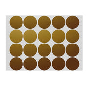 Gold Assorted Sizes Colour Sticker Dots Adhesive Round Labels Circular Spot Scrapbook - 100mm*2 Dots V528-GOLD-100MM-2DOTS60758