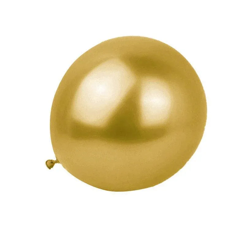 Metallic Latex Balloons 12 Inch Chrome Party Balloons for Birthday Wedding Decoration - Gold 50PCS V528-GOLD-QTY50PCS-85468