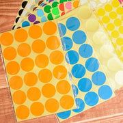Gold Assorted Sizes Colour Sticker Dots Adhesive Round Labels Circular Spot Scrapbook - 25mm*40 Dots V528-GOLD25MM-40DOTS28147