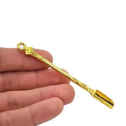 2PCS Gold Mini Scoop Spoon Metal Powder Spatula for Kitchen Craft or Resin Use V528-GOLDSPOON-2PCS-322691