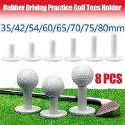 8X Rubber Driving Practice Golf Tees Holder Rubber Driving Range Home Training V528-GOLF-8PCS-85217