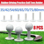 8X Rubber Driving Practice Golf Tees Holder Rubber Driving Range Home Training V528-GOLF-8PCS-85217