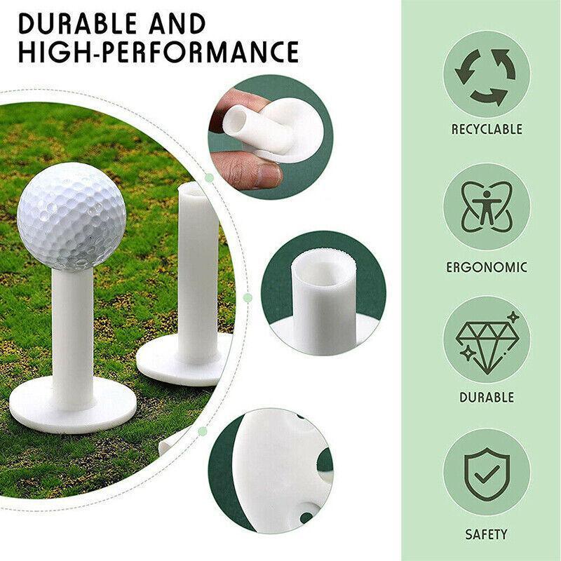 8X Rubber Driving Practice Golf Tees Holder Rubber Driving Range Home Training V528-GOLF-8PCS-85217