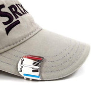 Golf Ball Marker Metal With Hat Clip Golf Training Aid Outdoor Sport Aiming Tool V528-GOLF-HAT-CLIP-SILVER-913574