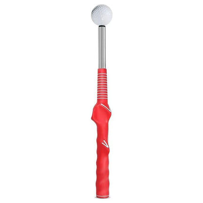 Golf Swing Training Aid Telescopic Impact Sound Stick Exercise Tool for Practice - Red V528-GOLF-TELESCOPIC-SWING-RED-771776