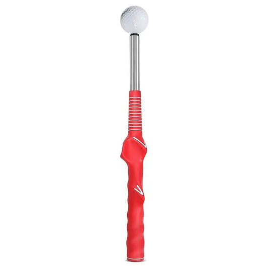 Golf Swing Training Aid Telescopic Impact Sound Stick Exercise Tool for Practice - Red V528-GOLF-TELESCOPIC-SWING-RED-771776