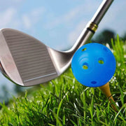 50PCS Plastic Whiffle Airflow Hollow Golf Practice Training Balls Golf Sport V528-GOLFBALL-50PCS-374510