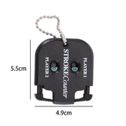 Golf Count Shot Stroke Putt Score Counter Two Digit Scoring Keeper - Black V528-GOLFCOUNTSHOT-977858