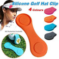 1Pc Silicone Golf Hat Clip Ball Marker Holder with Secure Attachment Design - Pink V528-GOLFHATCLIP-ROSERED-908477