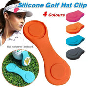 1Pc Silicone Golf Hat Clip Ball Marker Holder with Secure Attachment Design - Pink V528-GOLFHATCLIP-ROSERED-908477