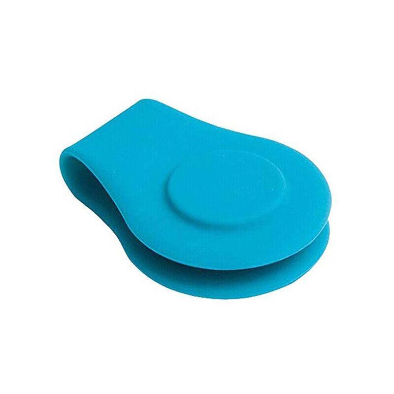 1Pc Silicone Golf Hat Clip Ball Marker Holder with Secure Attachment Design - Pink V528-GOLFHATCLIP-ROSERED-908477