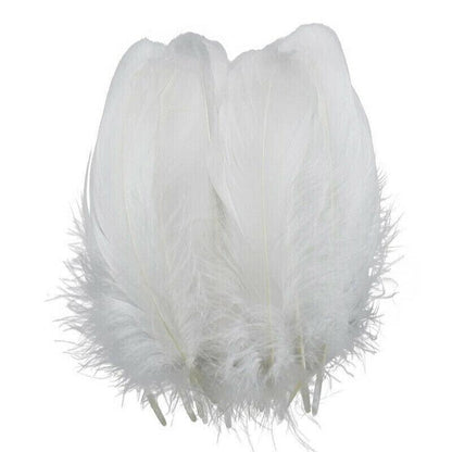 50X Craft Feathers Goose Feather Diy Art Party Decoration Wedding Dream Catcher - Green V528-GOOSEFEATHER-GREEN-610554