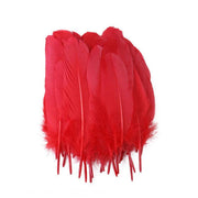 50X Craft Feathers Goose Feather Diy Art Party Decoration Wedding Dream Catcher - Red V528-GOOSEFEATHER-RED-804633