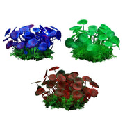 Artificial Water Grass Fish Tank Decoration Aquarium Landscape Simulation Plants - 01-3PCS V528-GRASS-3PCS-CO05-443545