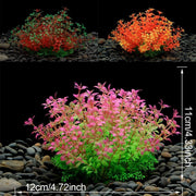 Artificial Water Grass Fish Tank Decoration Aquarium Landscape Simulation Plants - 01-3PCS V528-GRASS-3PCS-CO05-443545