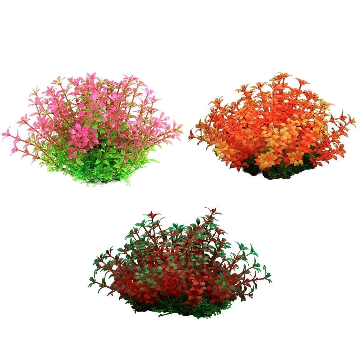 Artificial Water Grass Fish Tank Decoration Aquarium Landscape Simulation Plants - 05-3PCS V528-GRASS-3PCS-CO85HN-552934