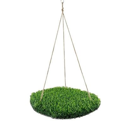 Parrot Turf Hammock Climbing Toy for Hamster Pet Bed Hanging Swing for Small Pet - Roundness V528-GRASS-HAMMOCK-YX-211385
