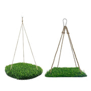 Parrot Turf Hammock Climbing Toy for Hamster Pet Bed Hanging Swing for Small Pet - Roundness V528-GRASS-HAMMOCK-YX-211385