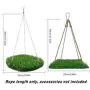 Parrot Turf Hammock Climbing Toy for Hamster Pet Bed Hanging Swing for Small Pet - Roundness V528-GRASS-HAMMOCK-YX-211385