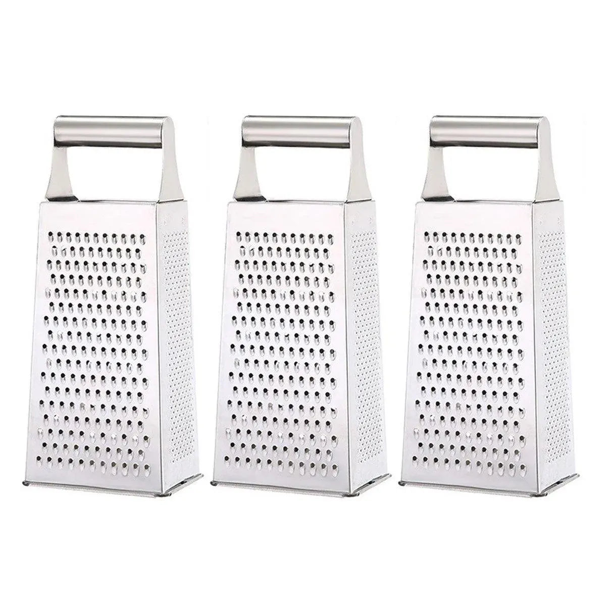 3pcs Stainless Steel Vegetable Slicer Grater Kitchen Multi-Function Grater Tool V528-GRATER-210-90-75MM-3PCS-361607