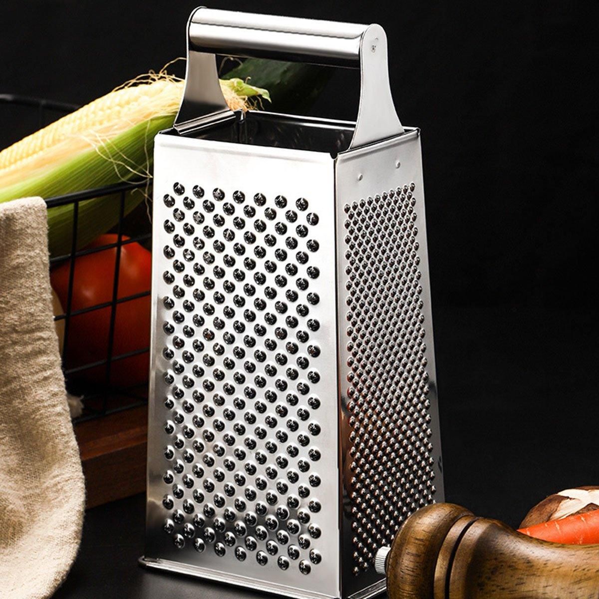 3pcs Stainless Steel Vegetable Slicer Grater Kitchen Multi-Function Grater Tool V528-GRATER-210-90-75MM-3PCS-361607