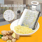Practical Kitchen Ginger Wasabi Stainless Steel Garlic Grater Bento Mill Tool Au V528-GRATER-25784